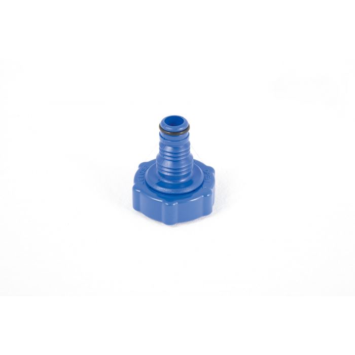 Adaptateur de tuyau bleu pour vidange piscine