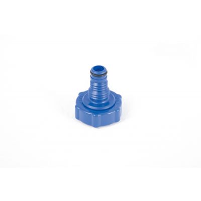 Adaptateur de tuyau bleu pour vidange piscine